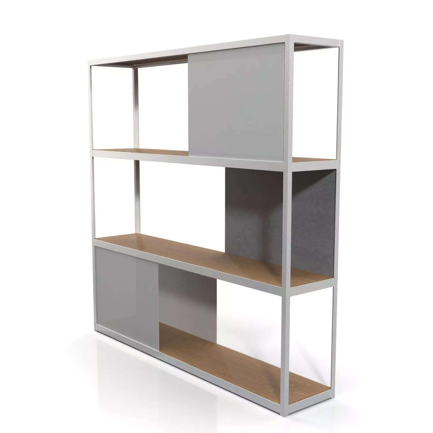 Loftwall Office Shelving PBR 3D model_0