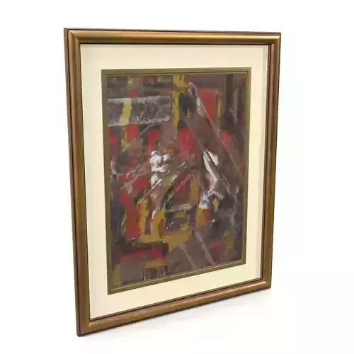 Midcentury Style Wall Art PBR