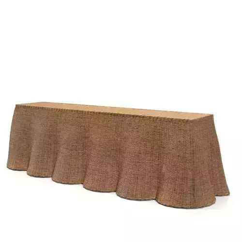 Rattan Ripple Console PBR