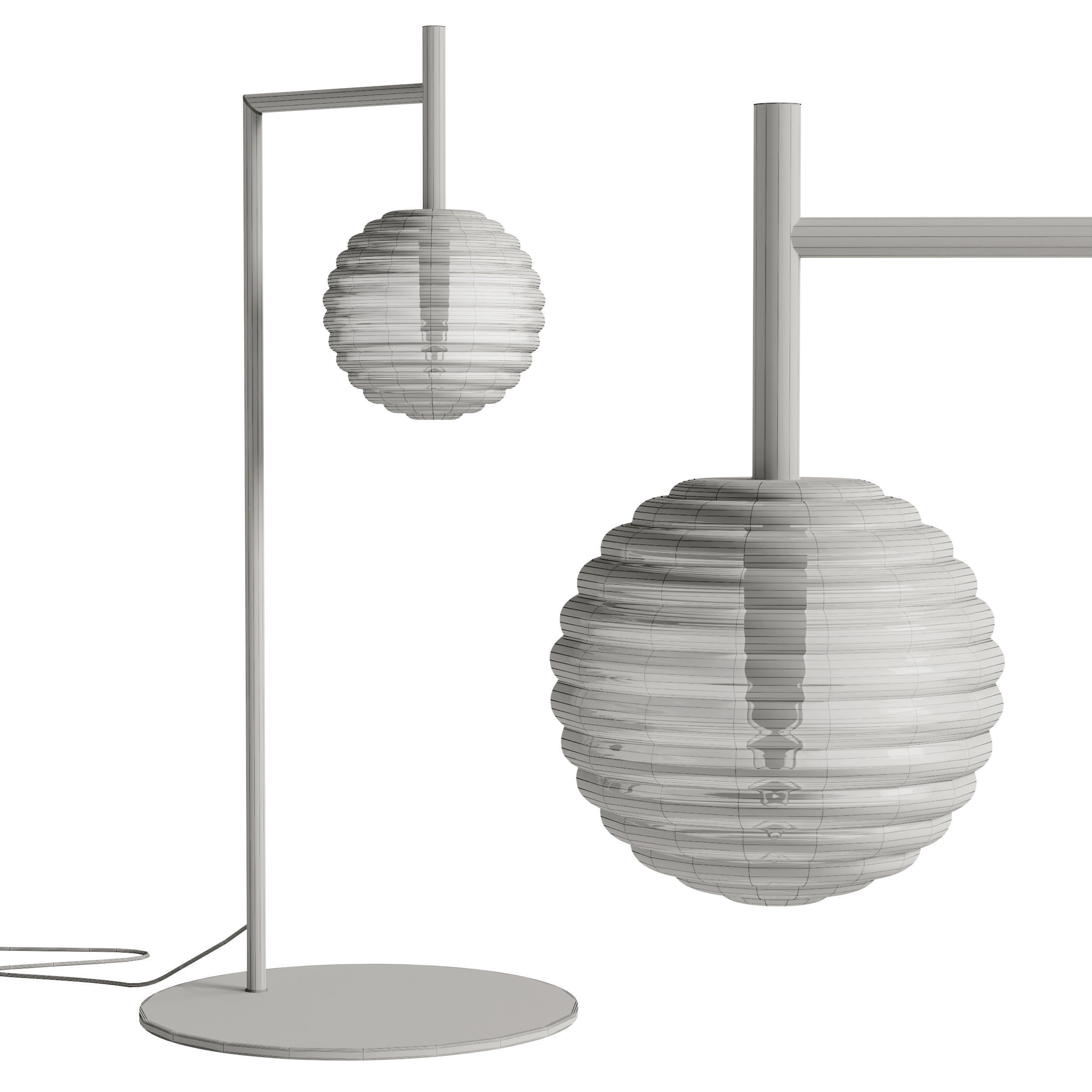 doul aromas Floor Light  Low-poly 3D model_3