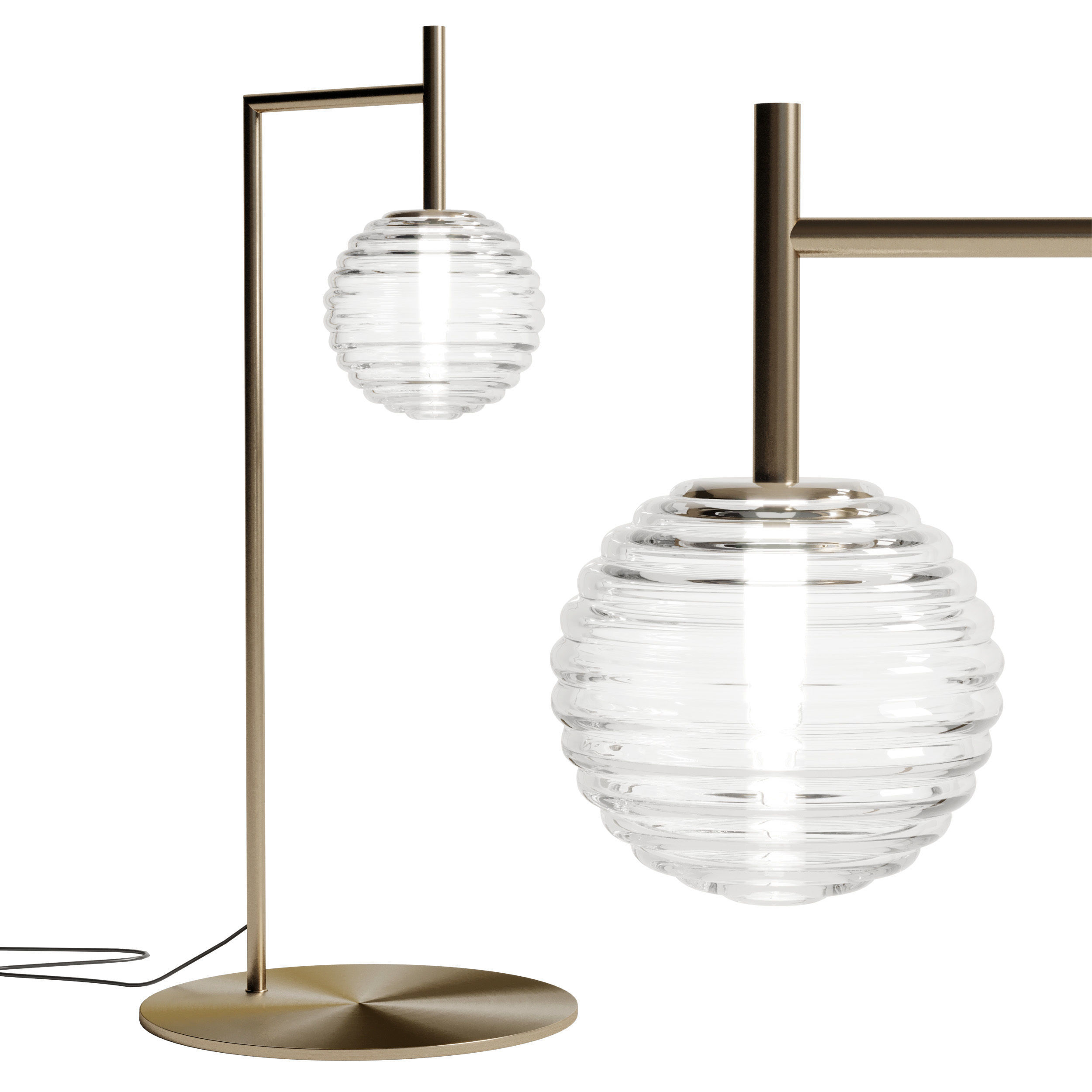 doul aromas Floor Light  Low-poly 3D model_2