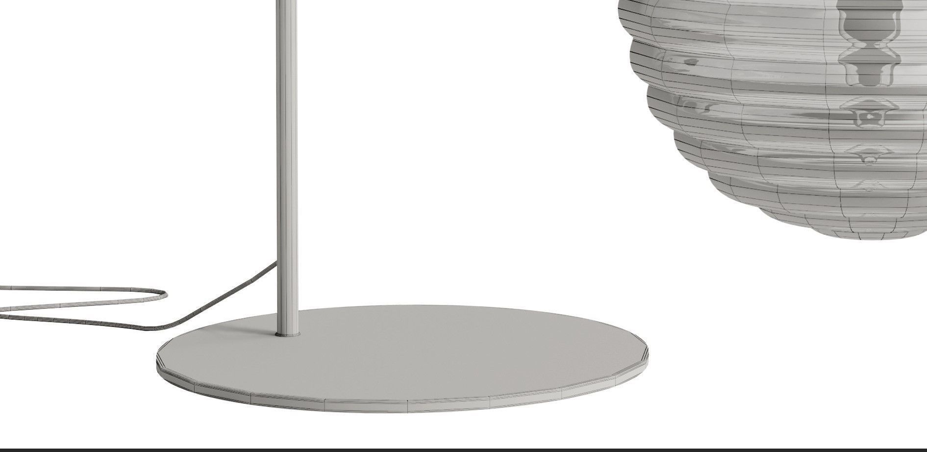 doul aromas Floor Light  Low-poly 3D model_8