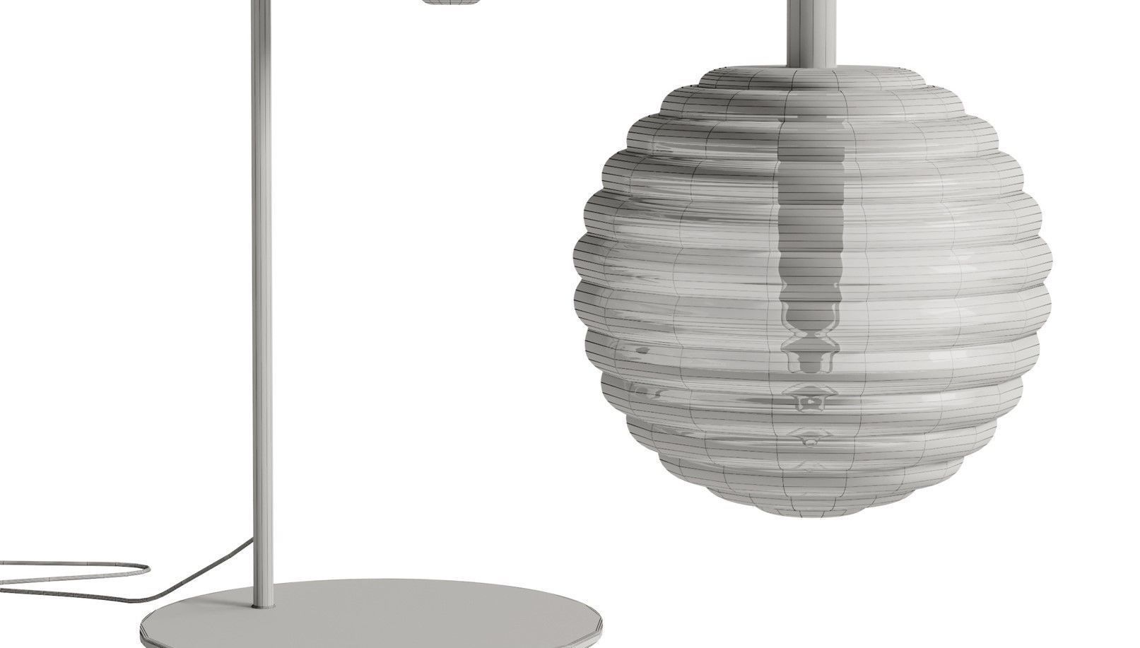 doul aromas Floor Light  Low-poly 3D model_7