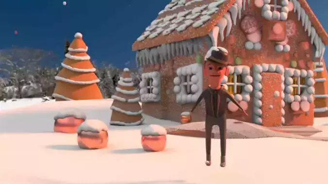 ginger bread man Free 3D model