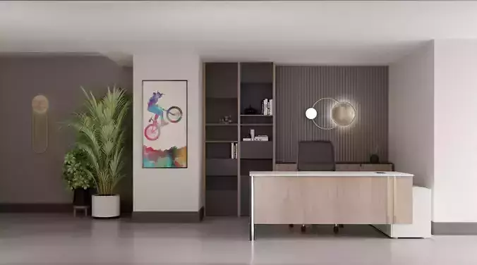 Modern Detailed Secretary Office