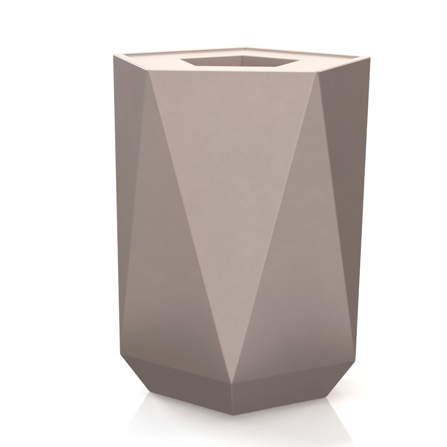 Titan Trash And Recycling Container PBR 3D model_2