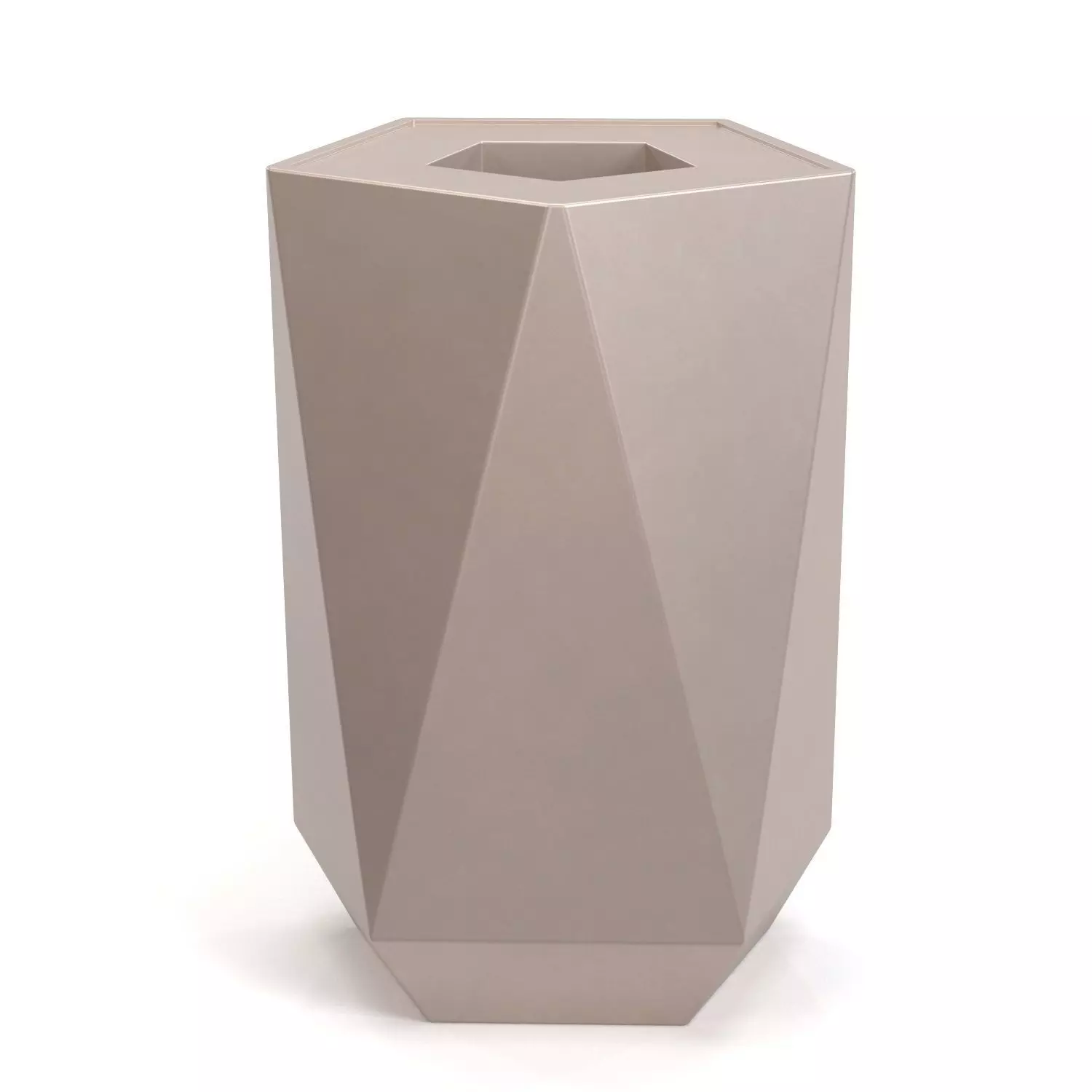 Titan Trash And Recycling Container PBR 3D model_0