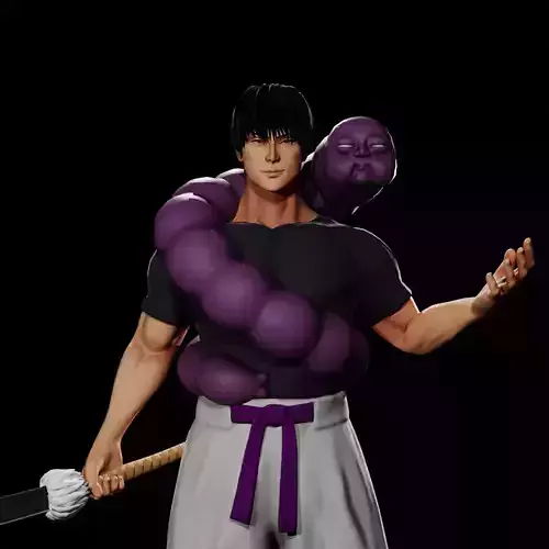 Toji Fushiguro - Jujutsu Kaisen Low-poly 3D model