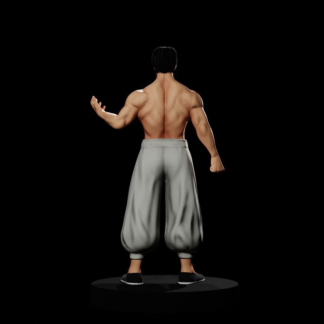 Toji Fushiguro - Jujutsu Kaisen Low-poly 3D model_5