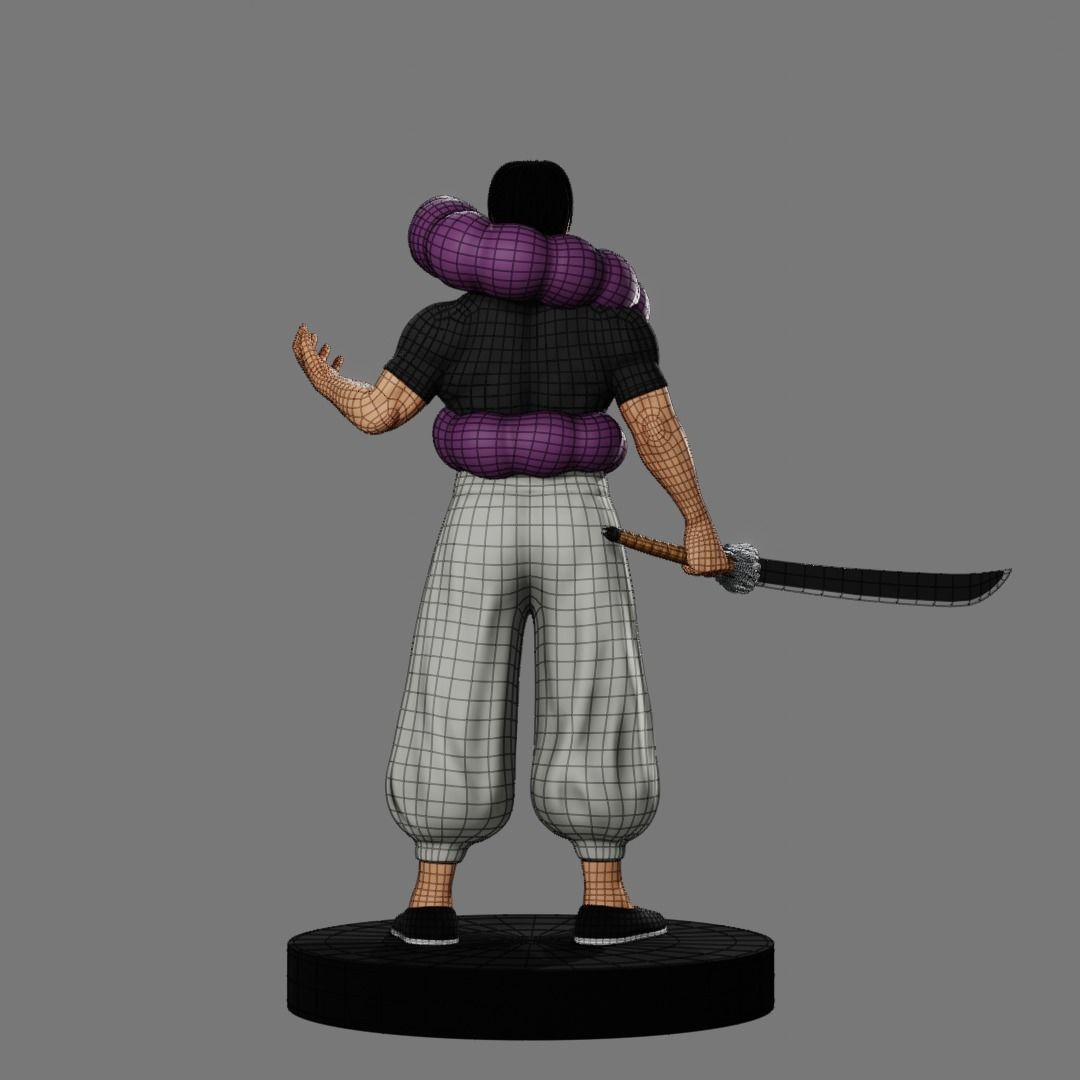 Toji Fushiguro - Jujutsu Kaisen Low-poly 3D model_7