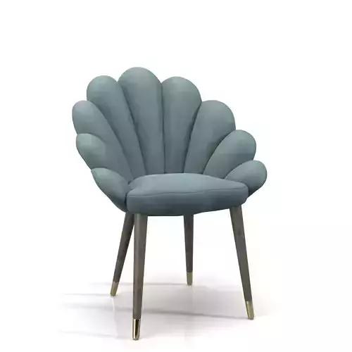 Velvet Peacock Counter Stool