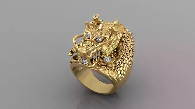 Dragon Diamond Ring R135