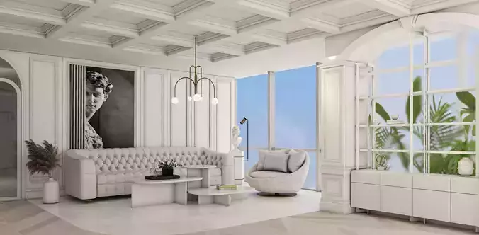 Detailed Manager - Boss Office  3D model