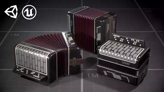 Soviet Button Accordion