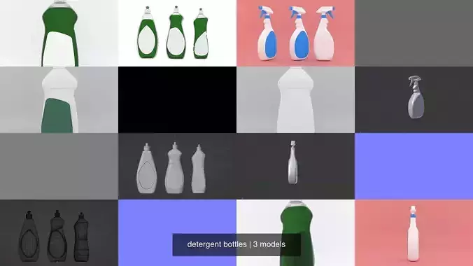 detergent bottles