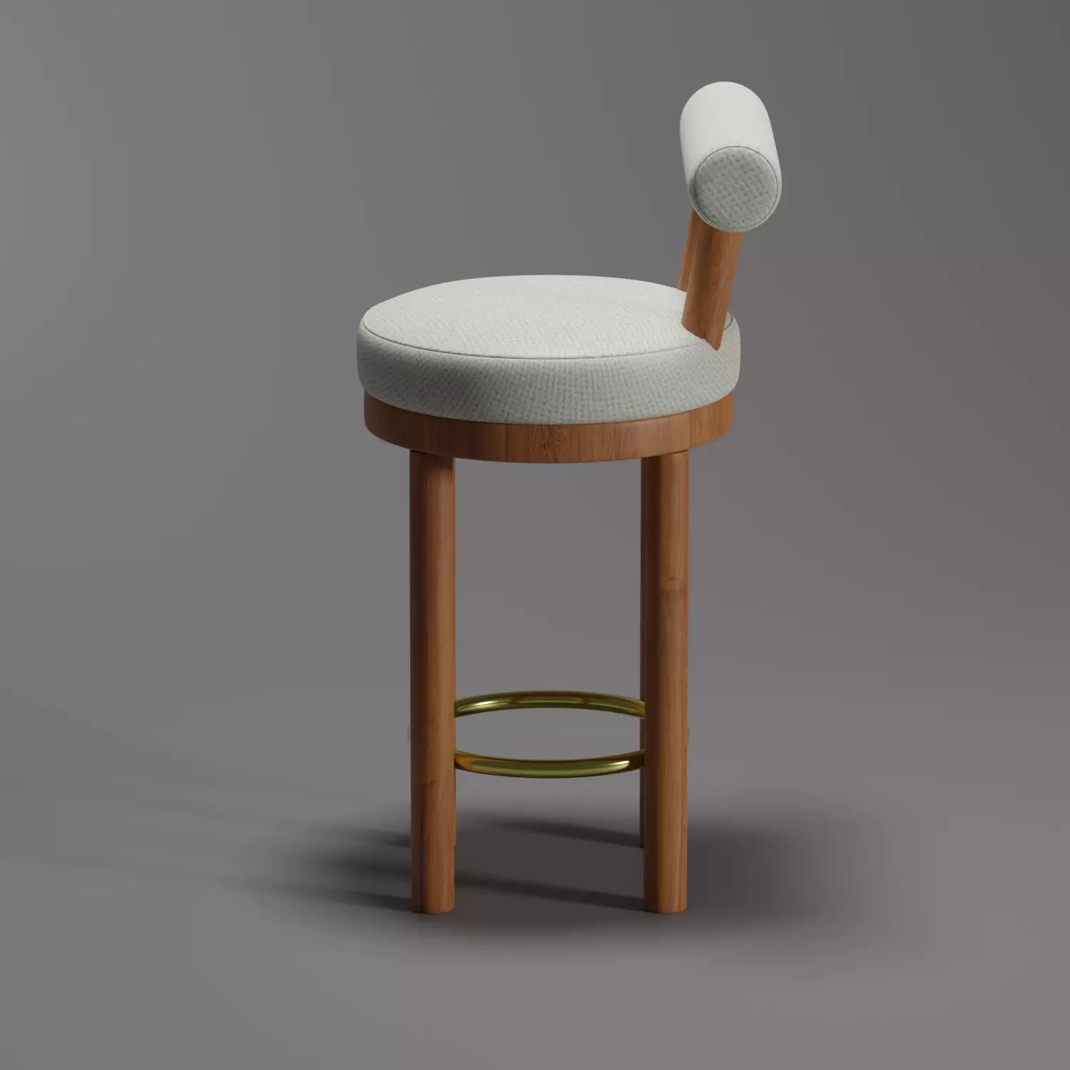 Bar chair Free 3D model_0