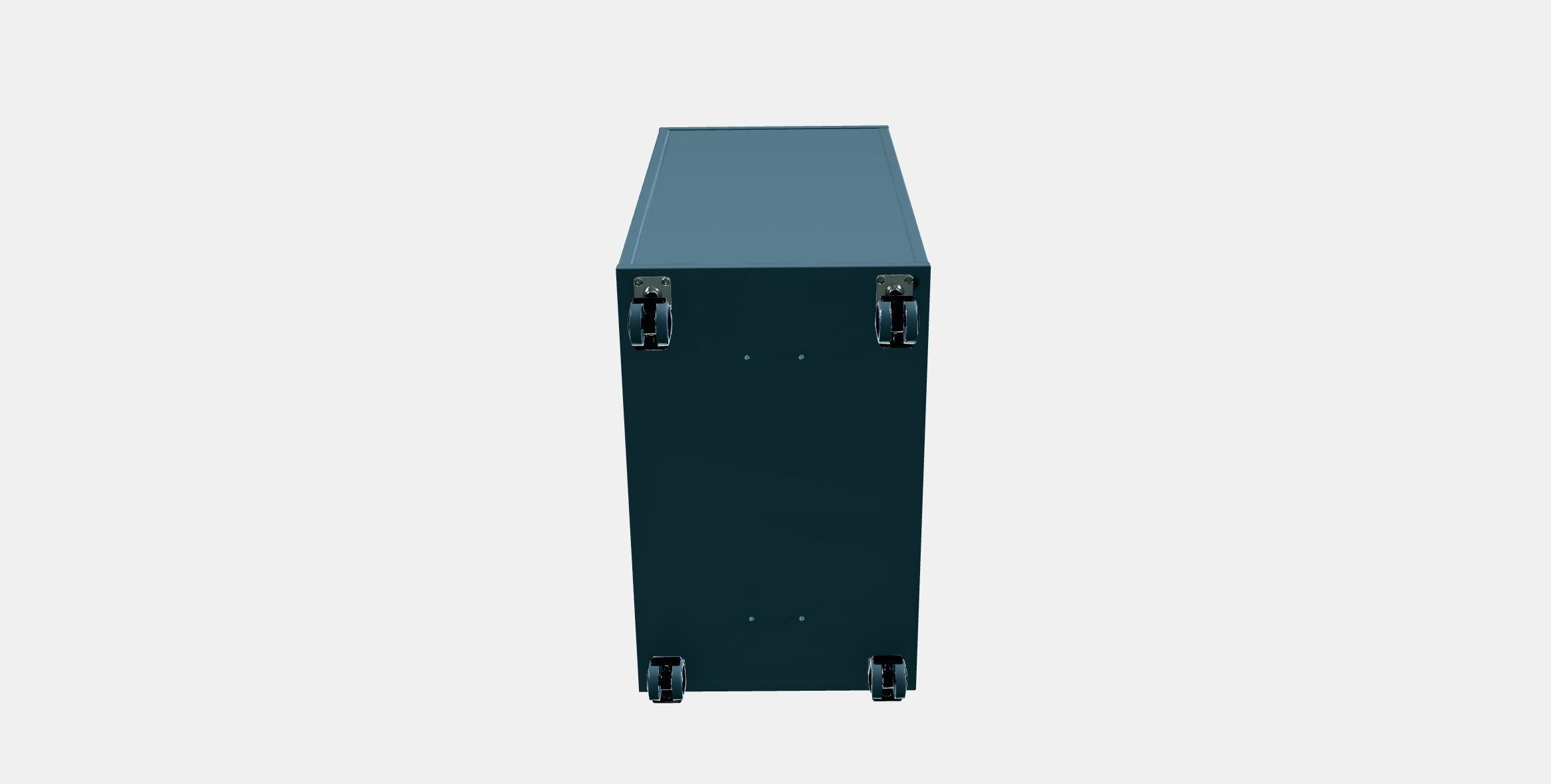 ALEX Drawer unit on castors 1 Low-poly 3D model_6