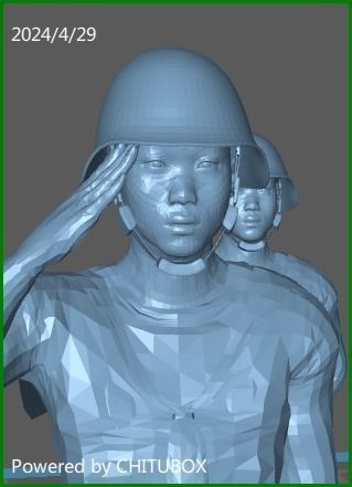 10 Japanese Imperial Navy crew figures 3D print model_2