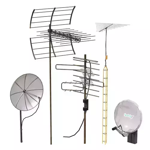Radio Antenna 3D model