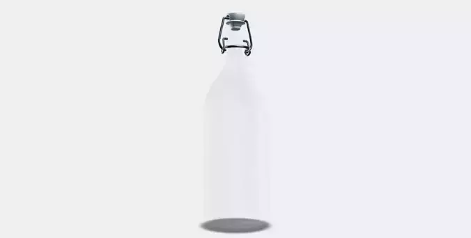 KORKEN Bottle with stopper Low-poly 3D model