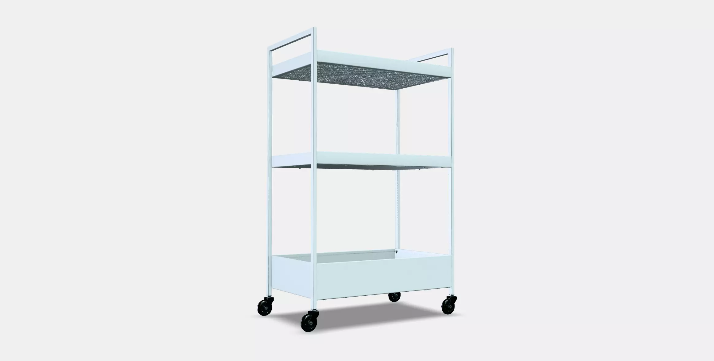 NISSAFORS Trolley Low-poly 3D model_0