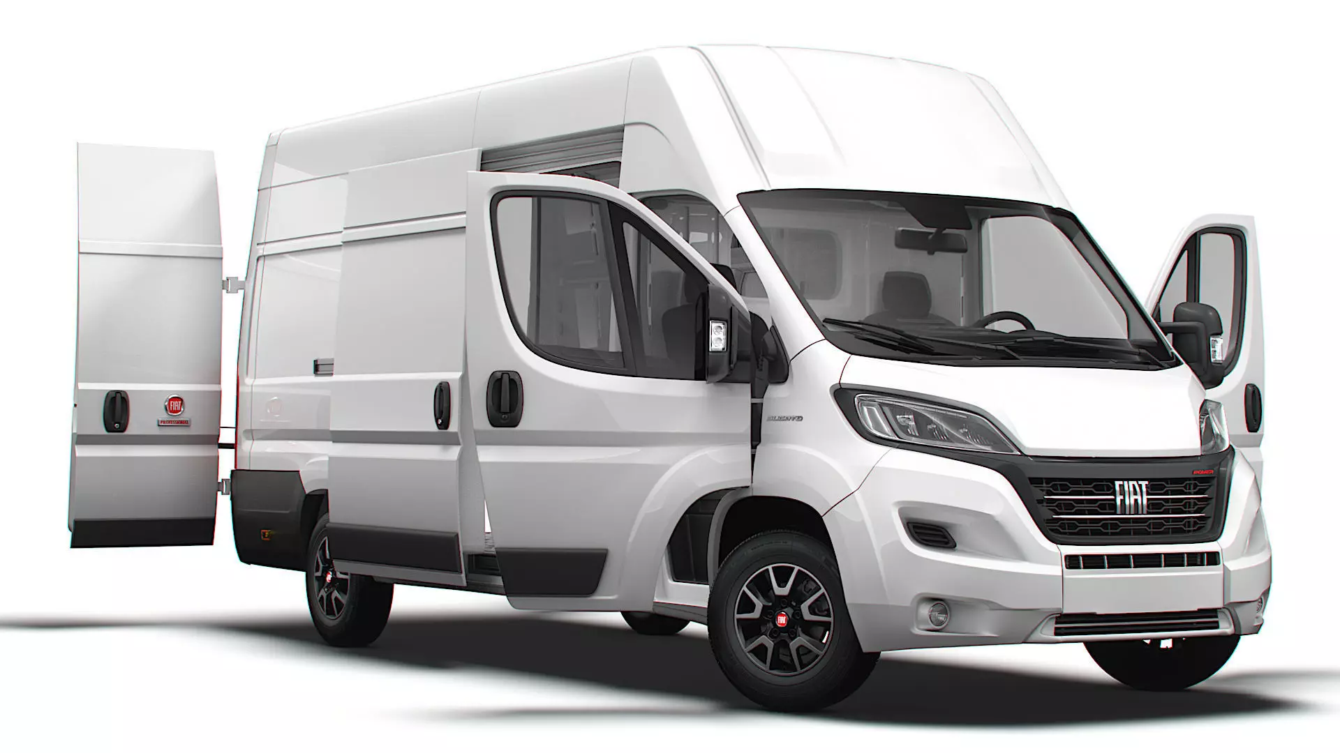 Fiat Ducato Van L4H3 HQ Interior 2023 3D model