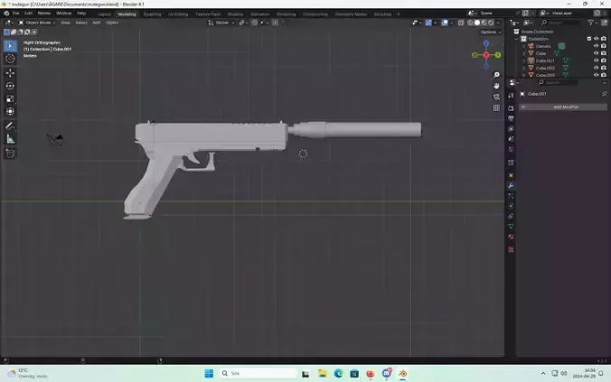 scifigun with supressor