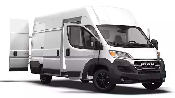 RAM Promaster Van L4H3 HQ Interior 2023