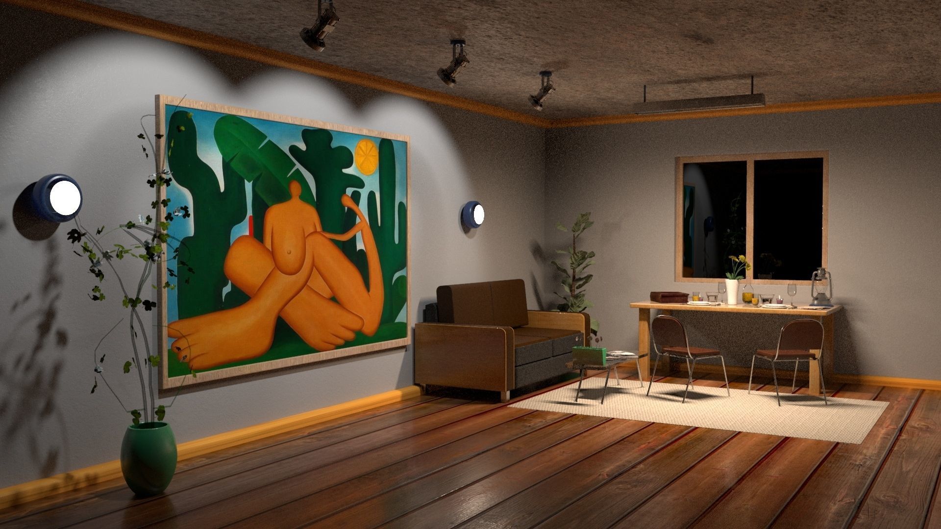 laos Tarsila and The Music 3D model_4