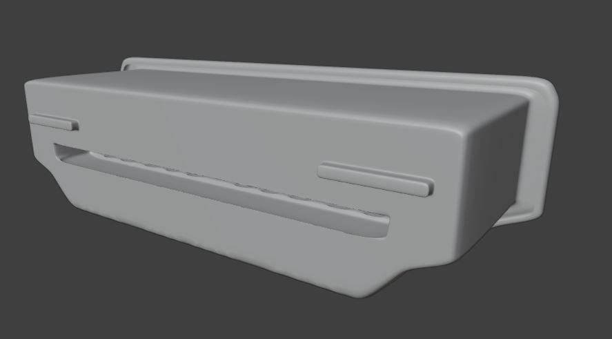 HDMI Female port 3D model_5