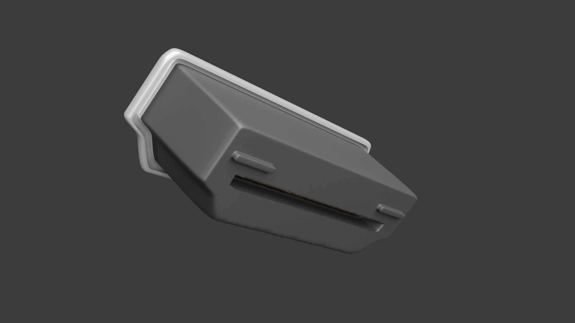 HDMI Female port 3D model_6