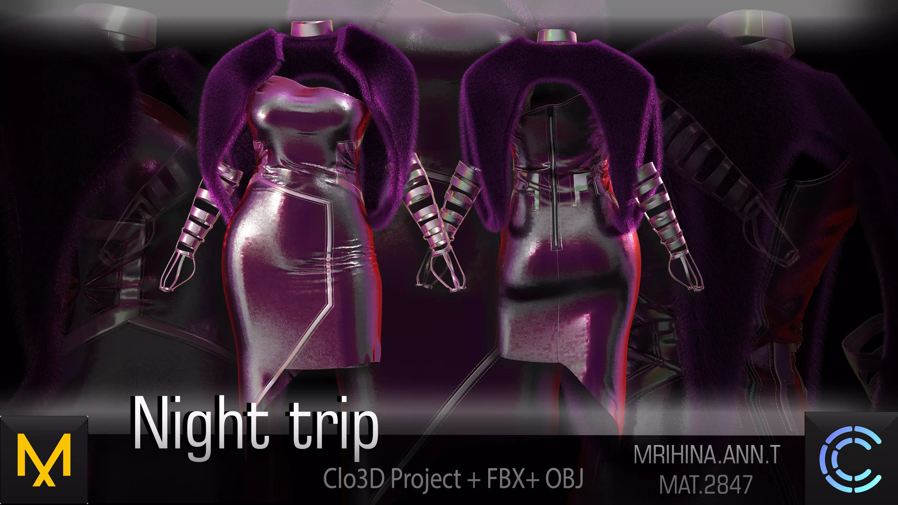 Night trip 3D model