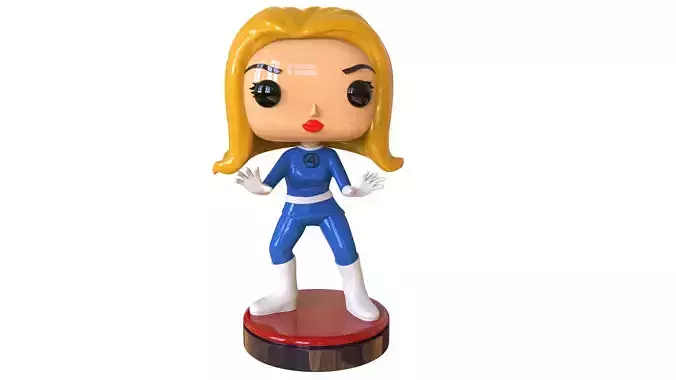  Invisible Woman  Retro Fantastic 