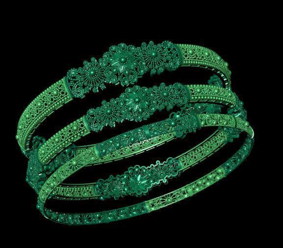 Bracelet 3D print model_2