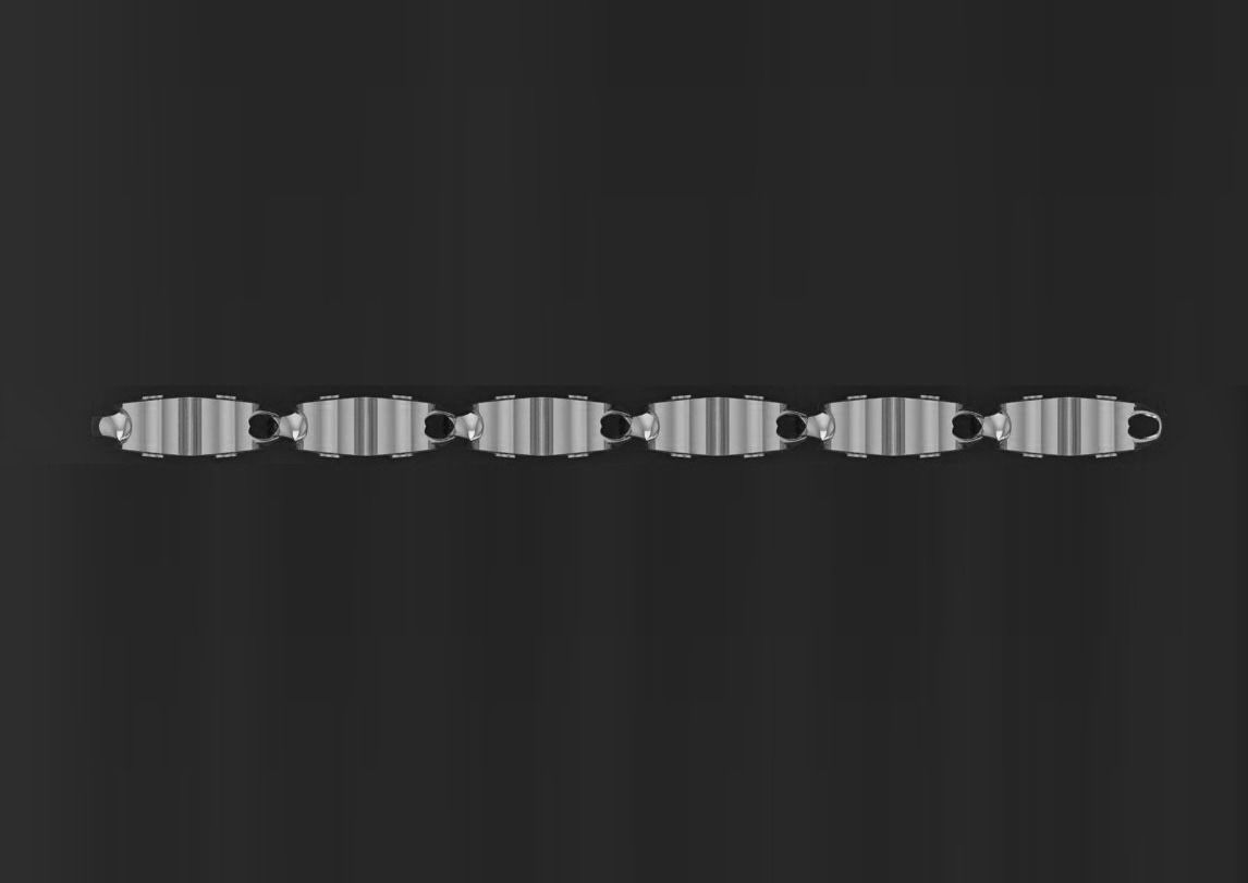 3 Size Gold Bracelet 3dm stl renders details 3D print model_8