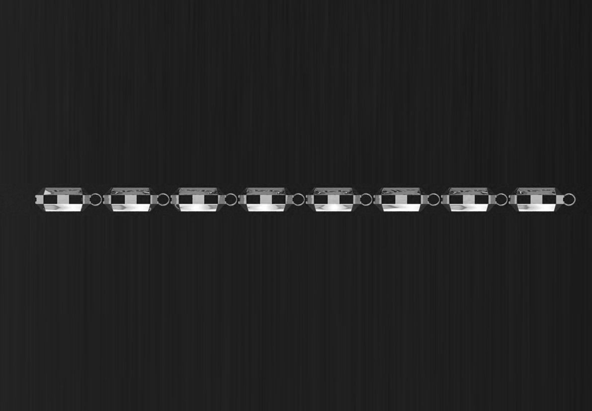 3 Size Gold Bracelet 3dm stl renders details 3D print model_8