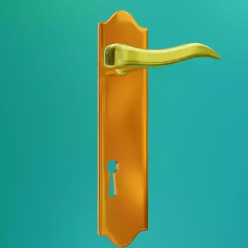 Door Knob Low-poly 3D model