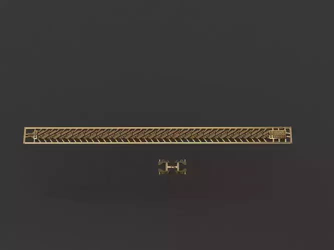  BRACELET CUBAN CHAIN 7 MM