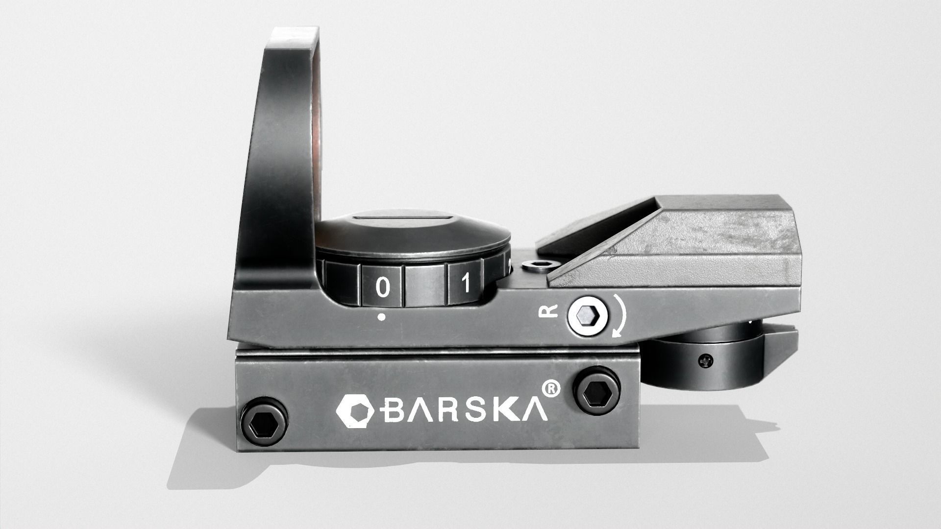Barska Red Dot Sight Low-poly 3D model_9
