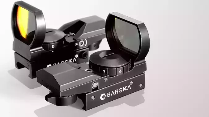 Barska Red Dot Sight Low-poly 3D model