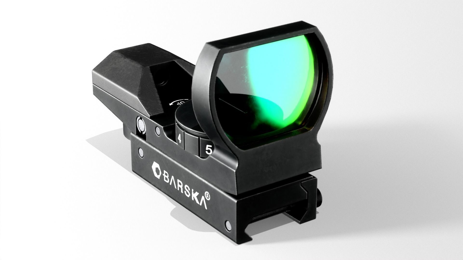 Barska Red Dot Sight Low-poly 3D model_6