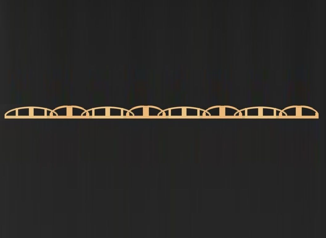 3 Size Gold Bracelet 3dm stl renders details 3D print model_6