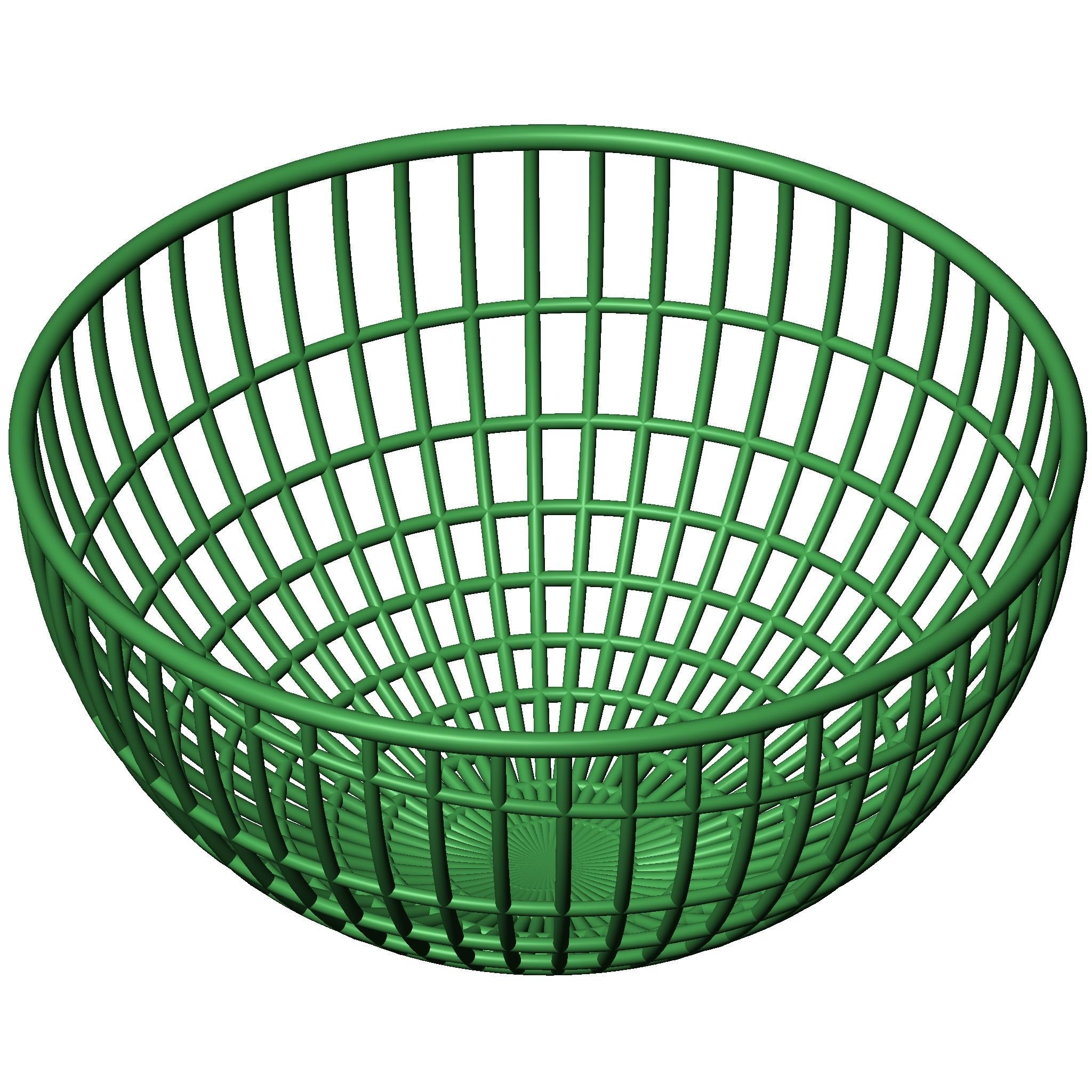 Fruits Basket 3d model for 3d printing 3D print model_2