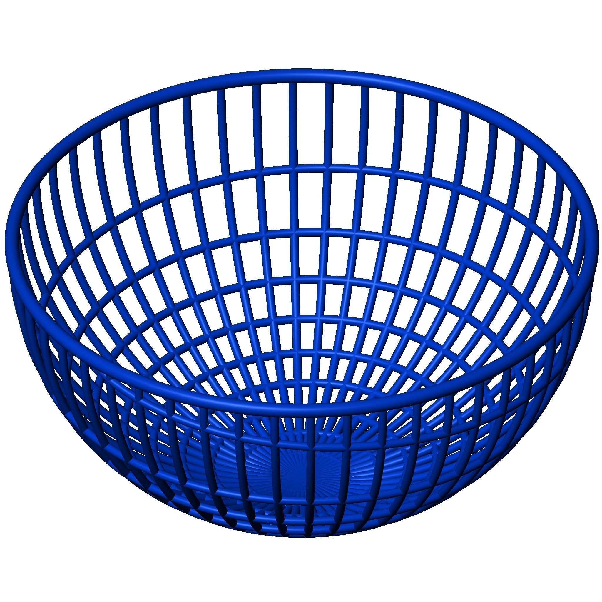 Fruits Basket 3d model for 3d printing 3D print model_1