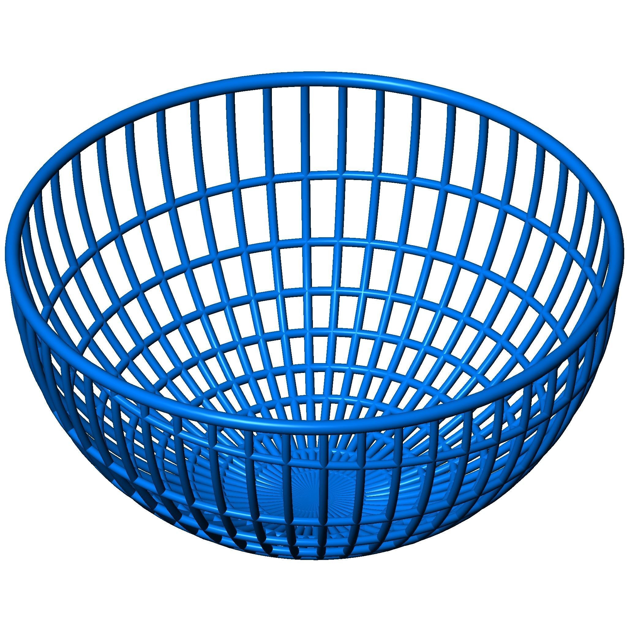 Fruits Basket 3d model for 3d printing 3D print model_4