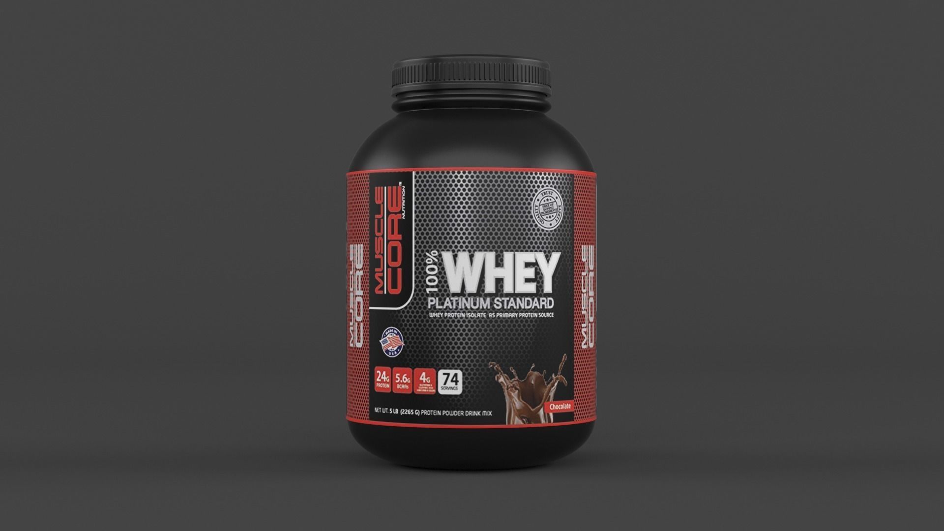 Protein Powder Collection 3D model_7