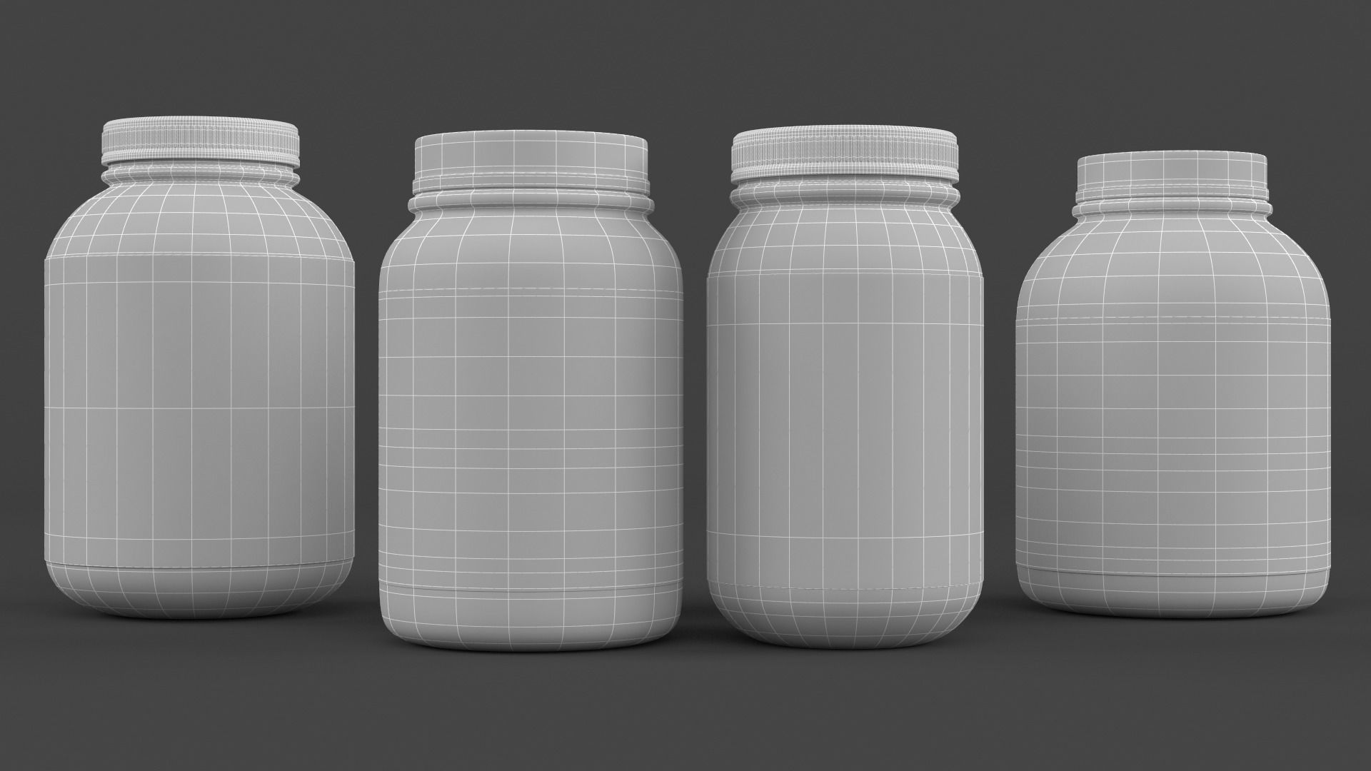 Protein Powder Collection 3D model_13