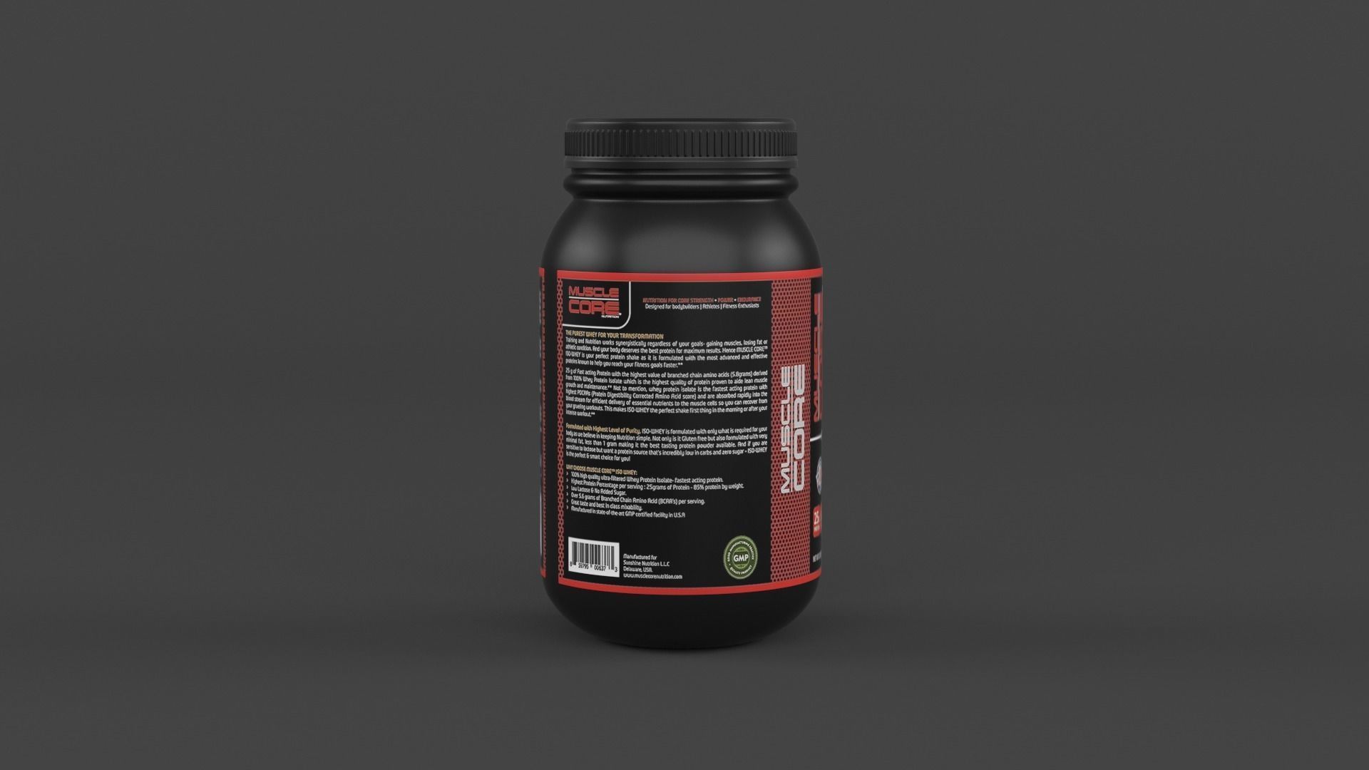 Protein Powder Collection 3D model_6