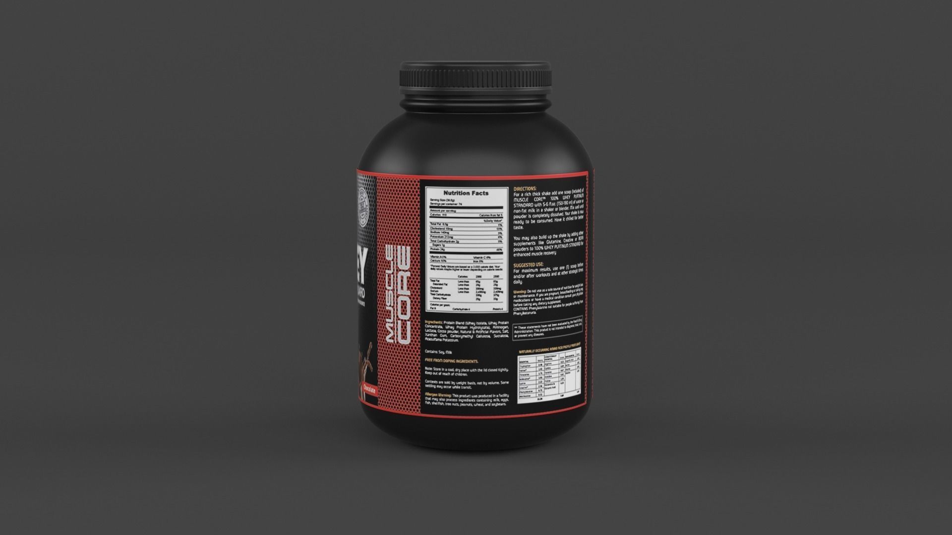 Protein Powder Collection 3D model_9