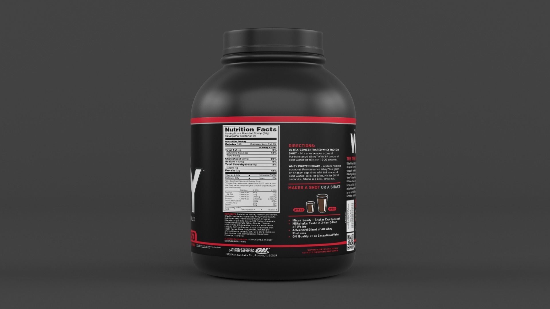 Protein Powder Collection 3D model_11
